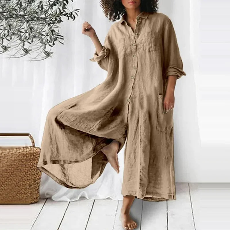 Abito Camicia Oversize | Casual Chic | Leggero e Versatile