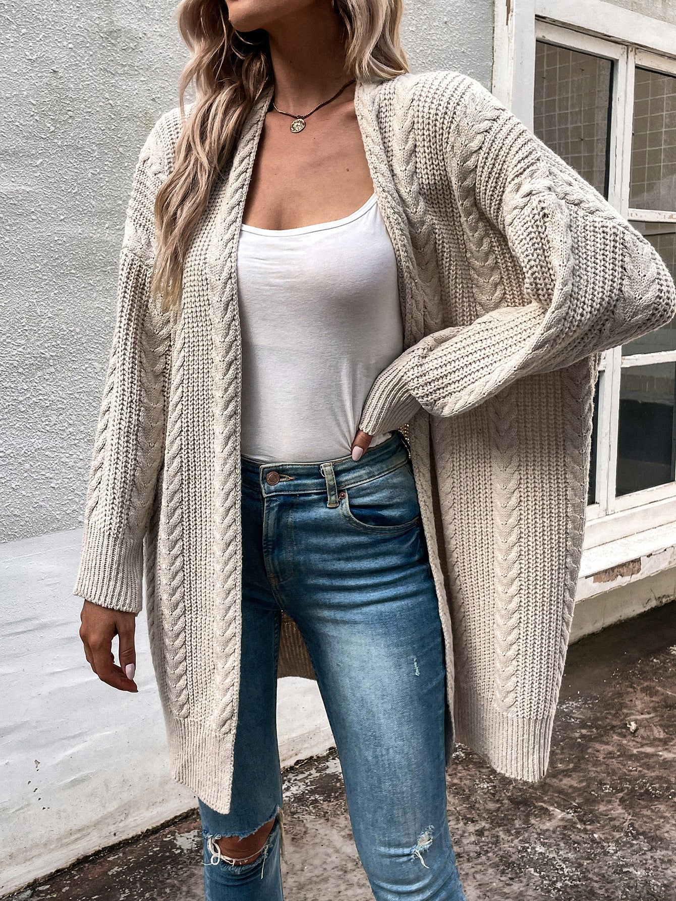 Cardigan Oversize in Maglia | Caldo | Morbido e Versatile