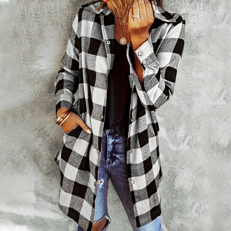 Camicia Oversize a Quadri | Stile Casual | Morbida e Trendy